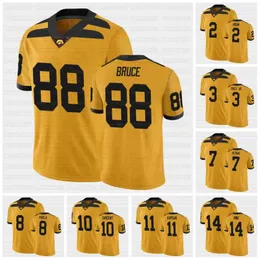 C202 Iowa Hawkeyes NCAA College Football Game Jersey 2 Deuce Hogan 3 Tyrone Tracy Jr. Petra Padilla Sargent Kapisak King Goodson Kelly-Martin