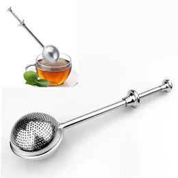 Mesh Tear Silter Rostfritt stål TEA INFUSER BALL Återanvändbar metall Tepås Filter Loose Leaf Teas Files For Mug Teapot Teaware