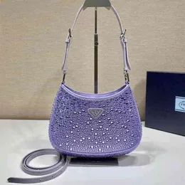 2022 Luxusschmuck Designer -Bag Accessoires Sky Star Sense Leder Hand gl￤nzend Kristall dekorativ Satin -Achselh￶hle