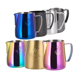 400600ML Elegant Swan Stainless Steel Coffee Pitcher Milk Frothing Cup Cream Maker Barista Craft Espresso Latte Art Jug Tool 220609