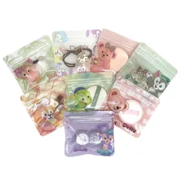 11x10cm Piccoli sacchetti richiudibili Personalizza Sacchetto di plastica con chiusura a zip stampata Prova di odore Confezione commestibile al dettaglio Cerniera Mylar Baggie per Candy Dry Herb Flower Smoking