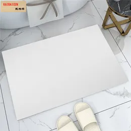 Blank Sublimation Diatom mud door mat absorbent kitchen floor foot bathroom non-slip Large Art Gamer table Mouse Pad