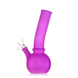 Radyant Mor Tonlar: Dağınık Downstem ve Perkolator ile 8.3 inç Bent Tipli Nargile Cam Bong - 14mm dişi eklem