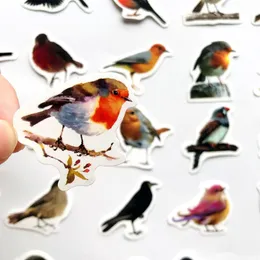 Gift Wrap 40Pcs/pack Colorful Robin Vintage Bird Crow Hand Account Scrapbook DIY Journal Stickers Notebook Luggage Toy DecorativeGift GiftGi