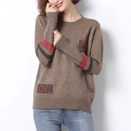 Women's Sweaters Sweat Pullover Autumn And Winter Women's 2022 Tide -fir -round Collar Holder Loose Long Sleeves Wearing Bottoming Sweat