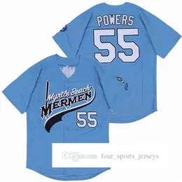 55 Kenny Powers Eastbound and Down Mexican Charros Movie Baseball jersey