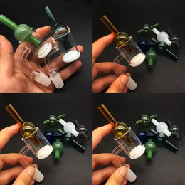 Wholesale 5mm thick domeless quartz banger nail 10mm 14mm 18mm male female joint with glass carb cap for smoking
