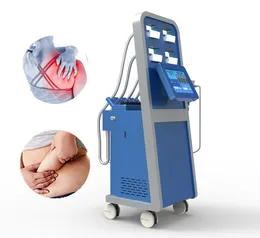Physiotherapie-Stoßwelle für ED-Körperschlankheitsmaschine, Kryolipolyse-Ausrüstung mit 4 Kryoplatten, Kühlschock-Kryogerät