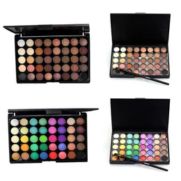 Eye Shadow Colors Matte Pearl Shimmer Eyeshadow Palette Cosmetic Makeup Powder Tint Color Pigment E40 TypeEye