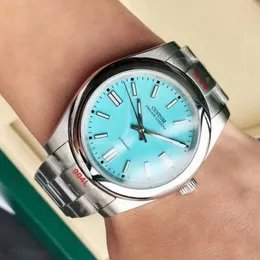 40 mm luksusowy zegarek męski Automatyczny mechaniczny mechaniczny 8215 Sapphire Glass Glass Stal nierdzewna