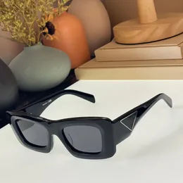 glasses de sol de designer de homens clássico simbole gato olho opr13 elemento de alta moda popular, popular e triangulo à prova de ultravioleta