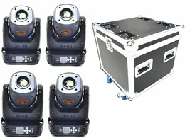 4st LED 150W Moving Head and Flightcase Gobo Light with Roto Gobos 5 Face Roto Prism DMX Controller Led Spot Moving Head Light Disco DJ Stage Light Light