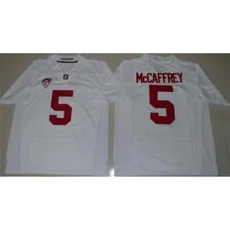XFRSP NCAA Stanford Kardynał Christian McCaffrey 20 Bryce Miłość Jersey White Red Home Away Szyte Męskie Kolegium Studiowe Koszulki Piłkarskie