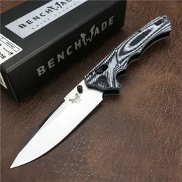 Benchmade 615 Folding Knife S30 Blade G10 Hands EDC Outdoor Sopravvivenza C coltelli Mini Lettera Apri Sopravvive