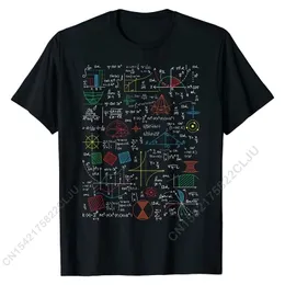 Lustige Mathe-Lehrer-Geschenkidee, Mathematik-Formeln-Blatt-T-Shirt, T-Shirt aus normaler Baumwolle, Herren-Oberteile, T-Shirt mit Aufdruck 220521