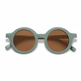 Moda Małe Okrągłe Dzieci Okulary Chłopiec Dziewczyny Vintage Okulary przeciwsłoneczne UV400 Ochrona Dzieci Okulary Okulary Detes Gafas