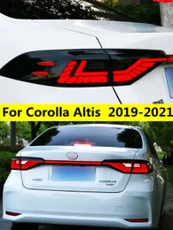 Car Tail Lights For Corolla Altis LED Taillights 19-21 Toyota Rear Lamp Stream Turn Signal Brake Reverse Lights