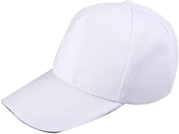 Vanlig blank sublimeringskåpa polyestervärmeöverföring baseball keps hatt med justerbar snapback grossist parti