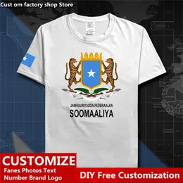 Somalia Somali Country T Shirt Custom Jersey Fans Diy Name Number Tshirt High Street Fashion Hip Hop Loose Casual T Shirt 220616GX