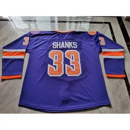 UF Custom Hockey Jersey Männer Jugendfrauen Vintage Nll Halifax #33 Austin Shanks #12 Chet Koneczny Rare High School Größe S-6xl oder beliebiger Name und Zahlentrikot