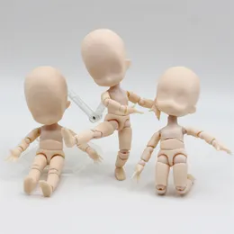 112 BJD Baby Dolls Toys Moveable 15cm Mini Action Figure Toys OB11 Ball Joint Body with Stand 220707