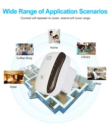 Wireless WiFi Repeater 300Mbps Router Signal Amplifier Wi Fi Booster Extender Long Range Wi-Fi Access Point