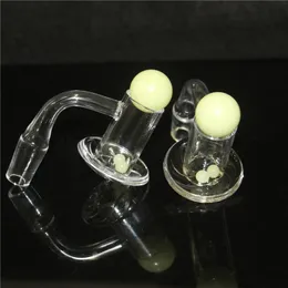 Fumo Flat Top Banger al quarzo a 90 gradi con tappo in carb Terp Pearl 10mm 14mm 18mm Chiodo al quarzo per bong in vetro cenere catche nettare