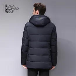 Blackleopardwolf Mens winter down jacket Midlength Hooded Business Casual Thicken markers man Parka Overcoat BL833 201119