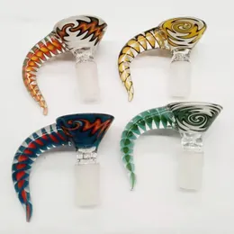 DPGB026 14 18mm Male Dia 29Mm Length 57Mm Inner Hole Smoking 6MM Thickness US Colored borosilicate Glass Bowls