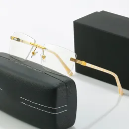 Nowe gorące okulary przeciwsłoneczne Diamentowe inkrustowane broń z kości słoniowej luksus MABACH Women Sun Eye 24k Pating Buffalo Horn Noble Scrent Okusar unisex z pudełkiem hurtowym