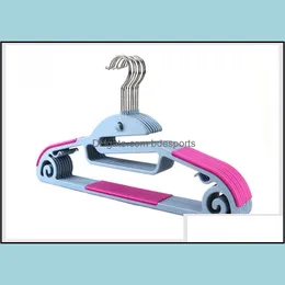 Fish Bone Shape Tie Hanger Rack Mtifunctional Plastic Scarf Belt Hangers Nonslip Storage Shelf 41 523Cm Lenght Drop Delivery 2021 Racks Cl