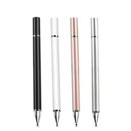 2 I 1 Stylus Pen Tablet Ritning Capacitive Pencil Universal Android Mobile Screen Touch Pens för iPad Mini 1 2 3 Smartphone