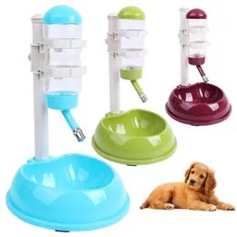 500ml Automatic Water Dispenser Feeder Food Selffed Bowl for Dog Cat Drinker Pet Supplies Storage Y200917