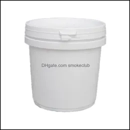 Alimentos Grau Bucket Plástico 1L 2L 3L Com Tamper Evidente Tampa Drop Ergents 2021 Baldes Ferramentas de Limpeza Domiciliar Housekee Organização Casa