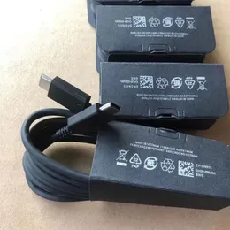 100 ٪ الأصلي 45W USB Type C Cables 1.2m 3ft 5a شحن الشاحن السريع كابلات الحبل من النوع C لـ Samsung Galaxy Note 20 S20 S21 Note10 EP-DN975