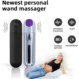 Tio frekvens Stark chock Mini USB -laddningskulan Masturbation Vibratorer Egg For Women Breast Sucker Massager Nipple Sexy Toys