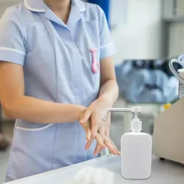 Tvålskålar 500 ml tomma plastsprayflaskor Handrengöringspumpens dispenser med långa munstycksåfyllningsbara behållare
