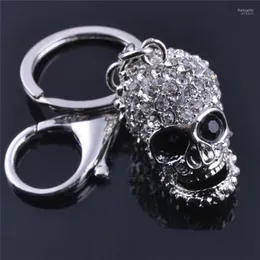 Styles Exquisite Crystal Skull/Wrench/Boxing Gloves/ Key Chains Keyring Metal Keychain For Men Jewelry Gift Fier22