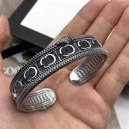 Роскошные бренд жесткие браслет жены мужские браслет высококачественные серебряные браслеты любви дизайнерские украшения модные украшения