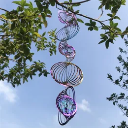 3d roterande vind Chimes Tree of Life Wind Spinner Bell för heminredning estetisk trädgård hängande dekoration utomhus vindkunskaper set 220407