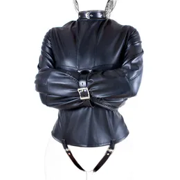 Сексуальное рабство XL Body Swathed Security Prait -Jacket Fetish BDSM -ограничения игрушки для женщин пары косплей для взрослых игр куртка