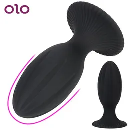 Olo Soft Anal Plug Anus estimulador Big Bads Butt Plugs Massager Prostate Casal Toys Sexy for Man Woman