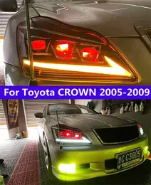 Lampa na głowie samochodu do Toyota Crown Reflight 2005-2009 Koron DRL Signal Signal High Beam Anio
