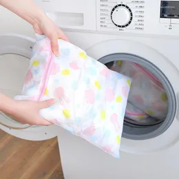 Tvättväskor tvättmaskin special väska vård förtjockning underkläder bra grovt nät fina badrumstillbehör