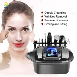 Korea Aquaskin Microdermabrazion Ultrasonic Skin Scrubber Deep Pore Czyszczenie twarzy Podniesienie Bio Electric Maszyna do zarządzania skóry skóry