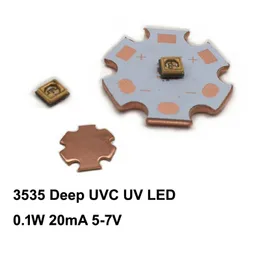 حبات ضوئية LED الصمام الثنائي 3535 275NM مصباح SMD UV 265NM 285NM 310NM
