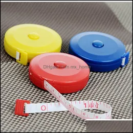 Tape Measures Measuring Gauging Tools Measurement Analysis Instruments Office School Business Industrial Mini 150Cm Sewing T Dhgkp