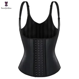 Corpo in lattice dimagrante Shapewear Gilet Vita Trainer Sudore Sport Shaper Guaina per pancia Cinghie modellanti Cintura modellante per postura disossata in acciaio 220702