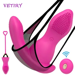 2 IN 1 Tragbarer Dildo Vibrator Vagina Klitoris Stimulation Erwachsene sexy Spielzeug für Frauen Kegel Ball Fernbedienung 7 Geschwindigkeiten