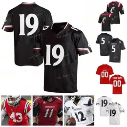 Nik1 Cincinnati Bearcats Fußballtrikot NCAA College Travis Kelce Desmond Ridder Michael Warren II Alec Pierce Michael Pitts Wright Thomas